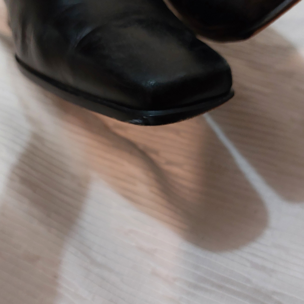 Stuart Weitzman Black Mid-Calf Block Heel Boots - Picture 15 of 15